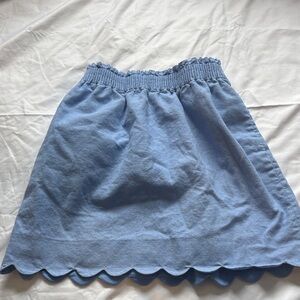 J. Crew Light Blue Mini Skirt
